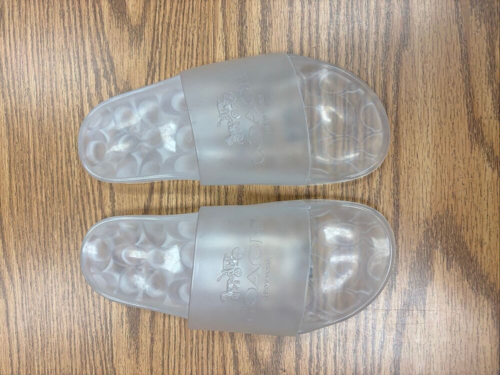 Coach clear slides, NWOB